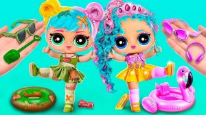 Богатая и Бедная Русалочки ЛОЛ! Поделки для Гигантской Куклы ЛОЛ