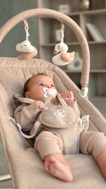 Электрокачеля Amarobaby Happy Swing видео обзор смотреть онлайн