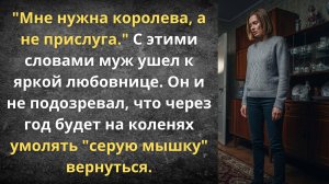 Бросил «серую мышку», а вернулся на коленях | Истории из жизни
