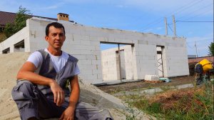 🏡Поднял СТЕНЫ ДОМА за ОДИН месяц / Строю ДОМ для своей СЕМЬИ своими руками
