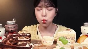 🔥🍲 Мукбанг и Mukbang : САМЫЙ СЛАДКИЙ МУКБАНГ! 💥🍰 ТОРТОВЫЙ МАРАФОН | ASMR