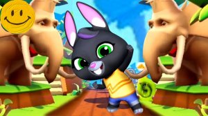 Talking Tom Gold Run 2 . Бекка в мире Динозавров!