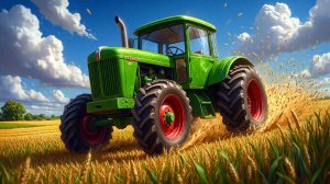 Мультики для малышей. Весёлый трактор — Яркий мультик для детей 🚜✨