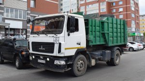 Мусоровоз МКМ-3403 (МК-3451-03) на шасси МАЗ-5340B2 (В 571 ХХ 22) / Garbage truck MAZ-5340B2.