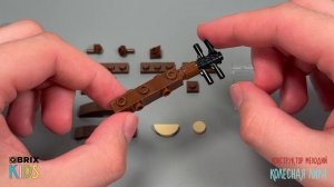Собираем колёсную лиру из конструктора QBRIX KIDS - детские конструкторы с видеоинструкцией