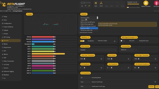 Настройка Betaflight для FPV-дрона (на украинском)