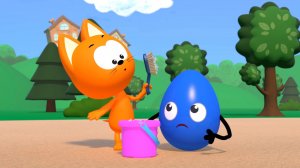 Разноцветные Яйца и Бассейны с Шариками - Котэ Геймз