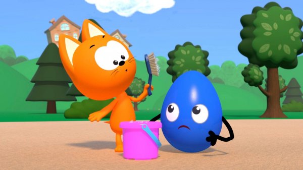 Разноцветные Яйца и Бассейны с Шариками - Котэ Геймз