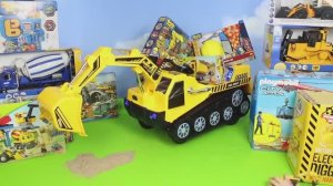 Уборка после бури! Мусоровоз и бульдозер чистят улицы 🌪️ Видео для малышей