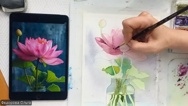 Акварель. Лотос смотреть онлайн