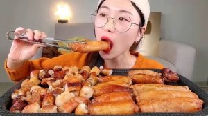 🔥🍲 Мукбанг и Mukbang : 5 КГ РУБЦОВ: ВЫЖИВЕТ ЛИ ОНА? 🍖 Экстремальный мукбанг | ASMR