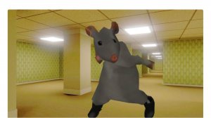 Танцующая крыса в закулисье Roblox