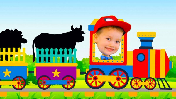 Учим животных Развивающий мультик для детей Брозаврики Обучающие песенки про синий трактор и машинки