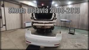 Как снять задний бампер Skoda Octavia 2008-2013 год