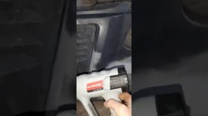 восстановление бампера горелкой,или феном, Газель (1)