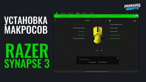 Как установить макросы на мышку Razer (Synapse 3)?