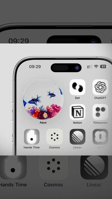 Виджет для Liquid Glass смотреть онлайн