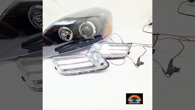 Volvo XC60 светодиодный комплект оптики! смотреть онлайн