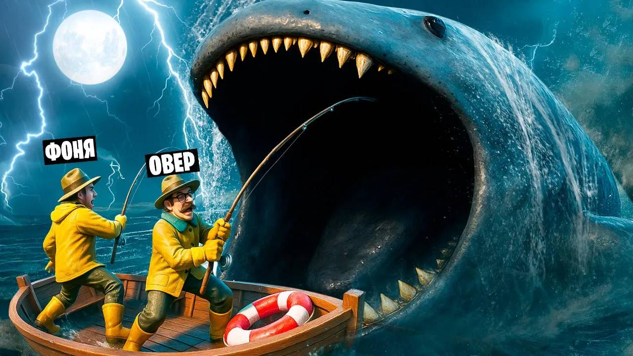 ОГРОМНЫЙ МОРСКОЙ МОНСТР! САМАЯ СТРАШНАЯ РЫБАЛКА В МИРЕ смотреть онлайн