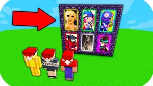 2 НУБА И ДЕВУШКА ПРО НАШЛИ НОВЫЕ ПОРТАЛЫ К МОНСТРАМ В МАЙНКРАФТ