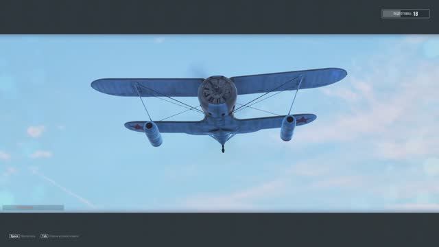 World of Warplanes, War Planes, Самолёты онлайн И-153 ДМ-4 ( 3 ) ( СССР ) смотреть онлайн