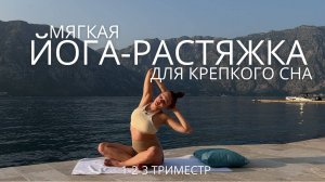 ЙОГА ПЕРЕД СНОМ / МЯГКАЯ РАСТЯЖКА ЗА 15 МИНУТ ДЛЯ КРЕПКОГО СНА / безопасно в беременность