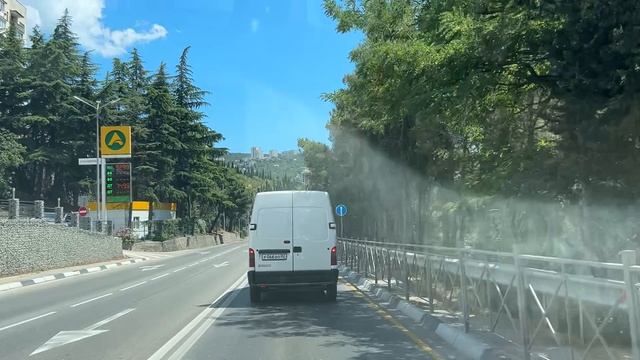 Ялта.От развилки по ул. Рабочей,на обводную (ЮБШ), до ост."ПУД" по ул.Киевской. 21.07.25.Крым.Crimea смотреть онлайн