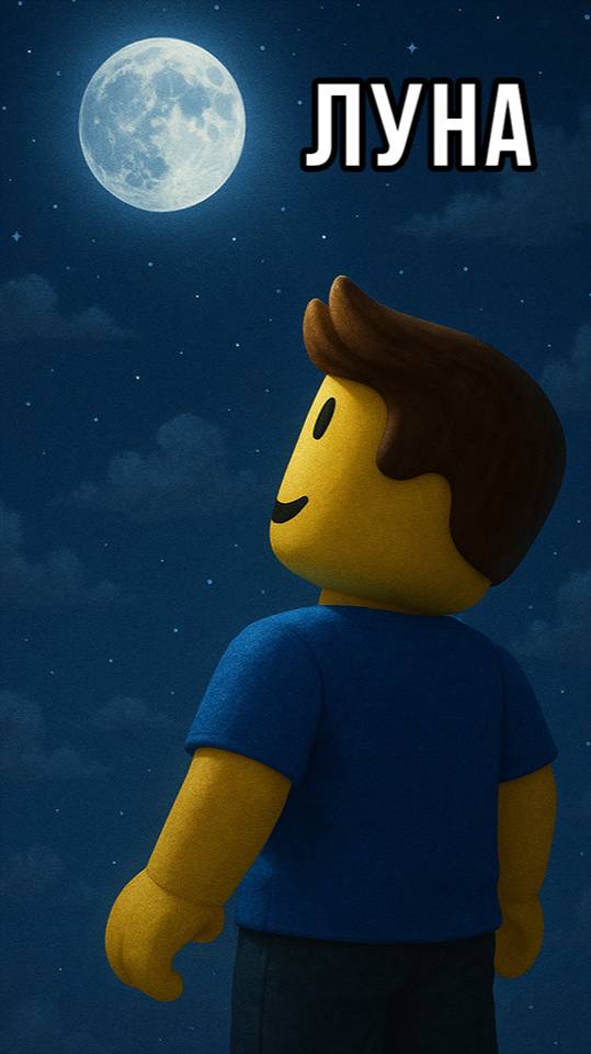 Замена луны в Roblox Studio