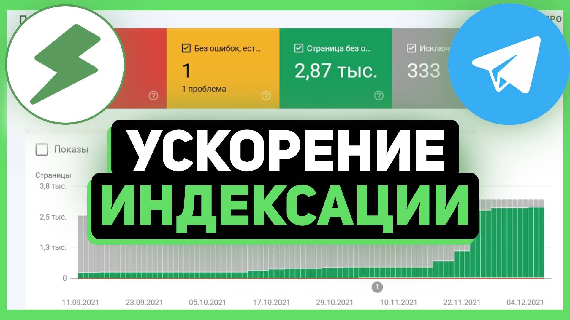 Ускорение индексации сайтов и обратных ссылок в Яндекс и Google