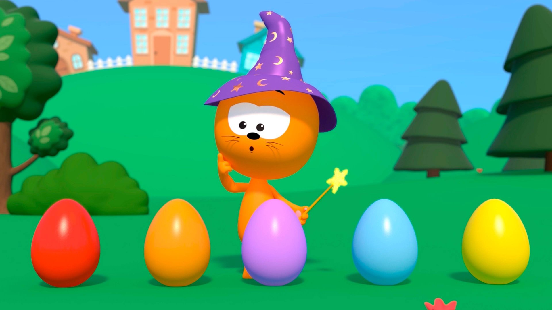 Котэ Геймз - Котенок Котэ и Яйцо - Пистолет с белыми шариками и Волшебная палочка смотреть онлайн