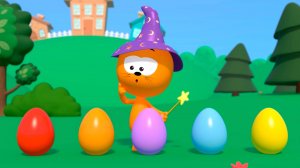 Котэ Геймз - Котенок Котэ и Яйцо - Пистолет с белыми шариками и Волшебная палочка