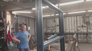 Складные ворота гармошка для Клиента из Барнаула