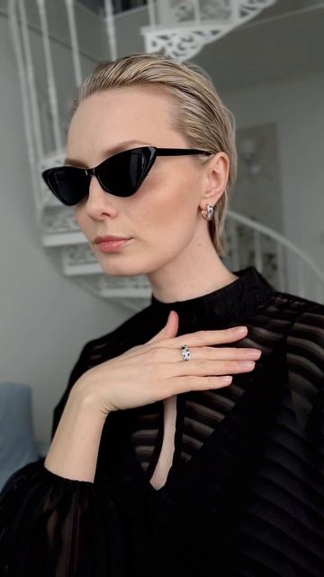 Серьги серебро кольца нано сапфир