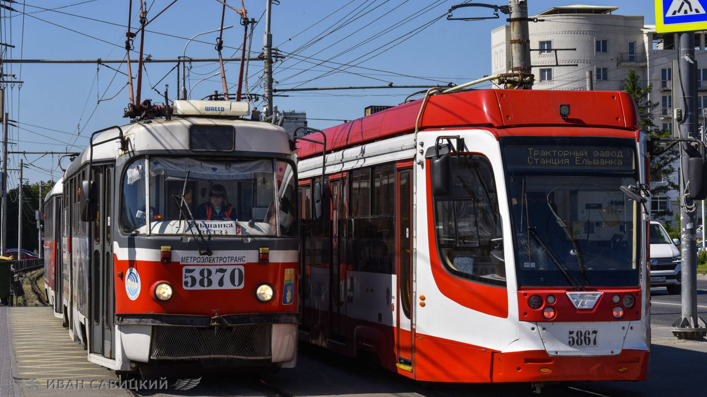 Трамвай МТТА-2 в Метротраме Волгограда смотреть онлайн