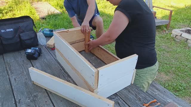 Часть 5 грядки для арки и уборка старой дорожки