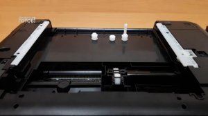Принтер Canon Pixma не захватывает бумагу. Как заменить ролики подачи.