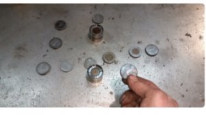 доработка регулировочных шайб клапанов.