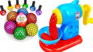 Мультики залипалки. Пропускаем через мясорубку шарики. Мультики для детей и малышей смотреть онлайн