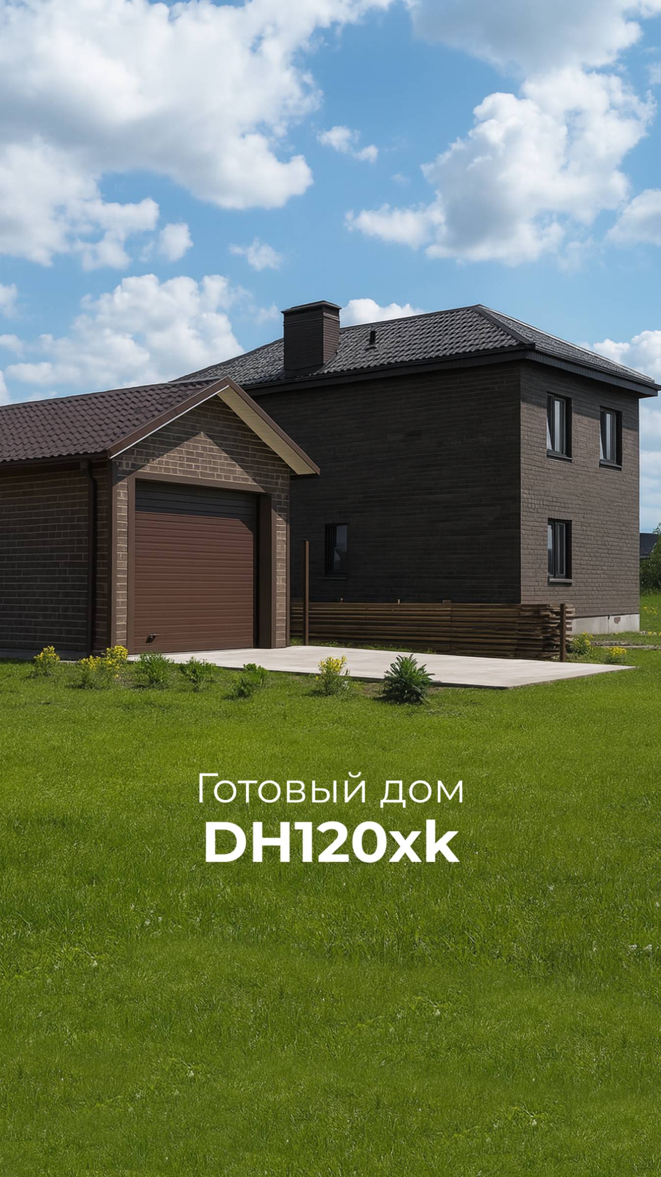 Готовый дом по проекту DH120xk 👍🏻 смотреть онлайн