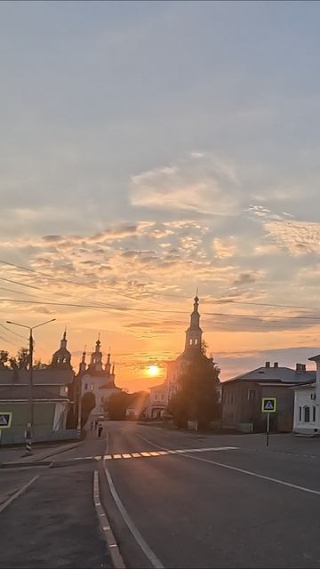 Один из закатов в Тотьме. смотреть онлайн