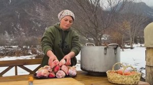 Суп Желе с мясом Азербайджанская Кухня Деревенская Кухня  Рецепты