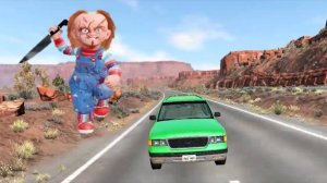 Эпический побег от Пожирателя Молний, хоррор Чаки, пожирателя бабочек |BeamNG.Drive