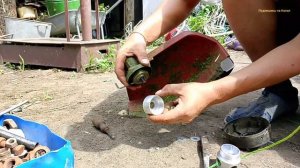 Установка катушку Паука на Тример