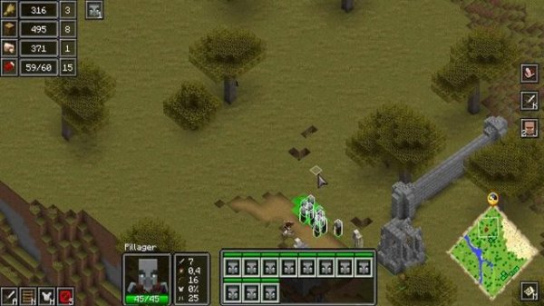 📹 😱 Майнкрафт, но Мы Открыли СТРАТЕГИЮ • RTS [2 vs 2 Дорогая Рубрика] + Фиксплей + Кабан + Санёк →