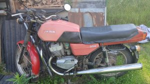 ЯВА 638 Покраска и запуск мотика))