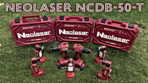 МОЩЬ И КОМПАКТНОСТЬ В ОТЛИЧНОЙ КОМПЛЕКТАЦИИ! БЕСЩЕТОЧНЫЙ ШУРУПОВЕРТ NEOLASER NCDB-50-T с фонарем.