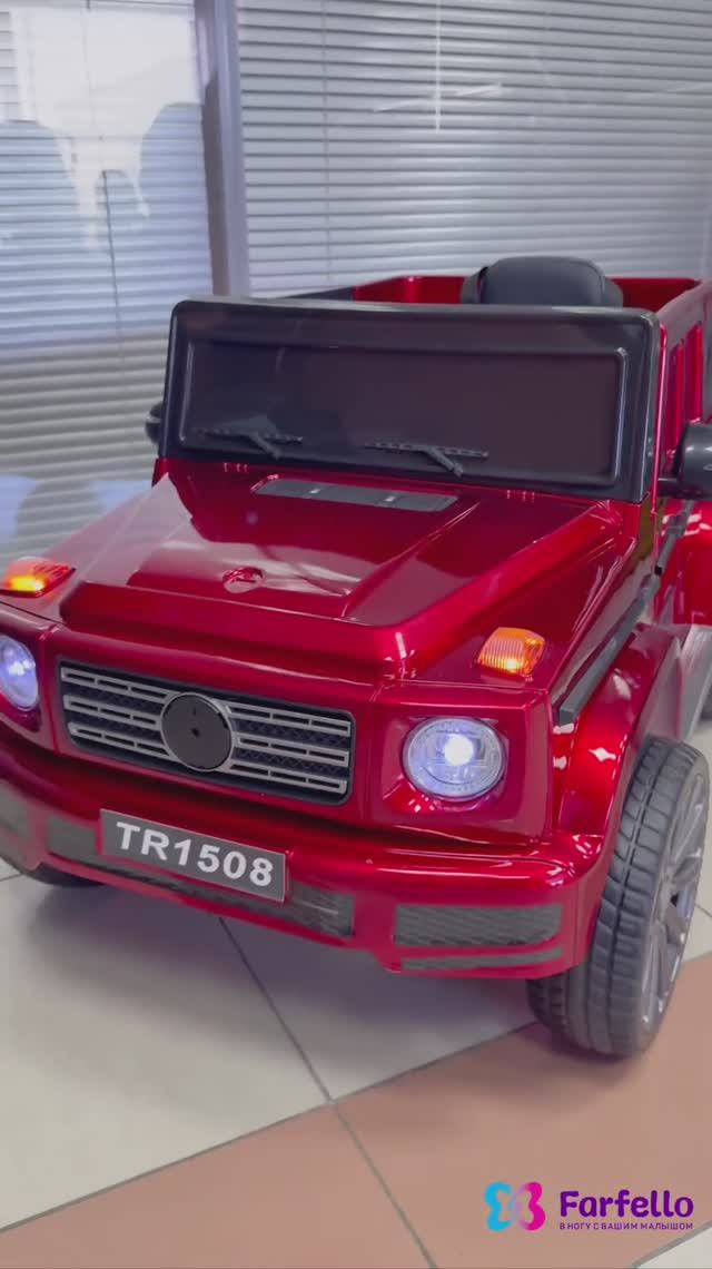 Детский электромобиль джип TR1508: настоящий внедорожник для маленьких исследователей! 🚙