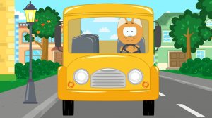 Котенок Котэ - Автобус Песенка считалка для самых маленьких - Учимся считать