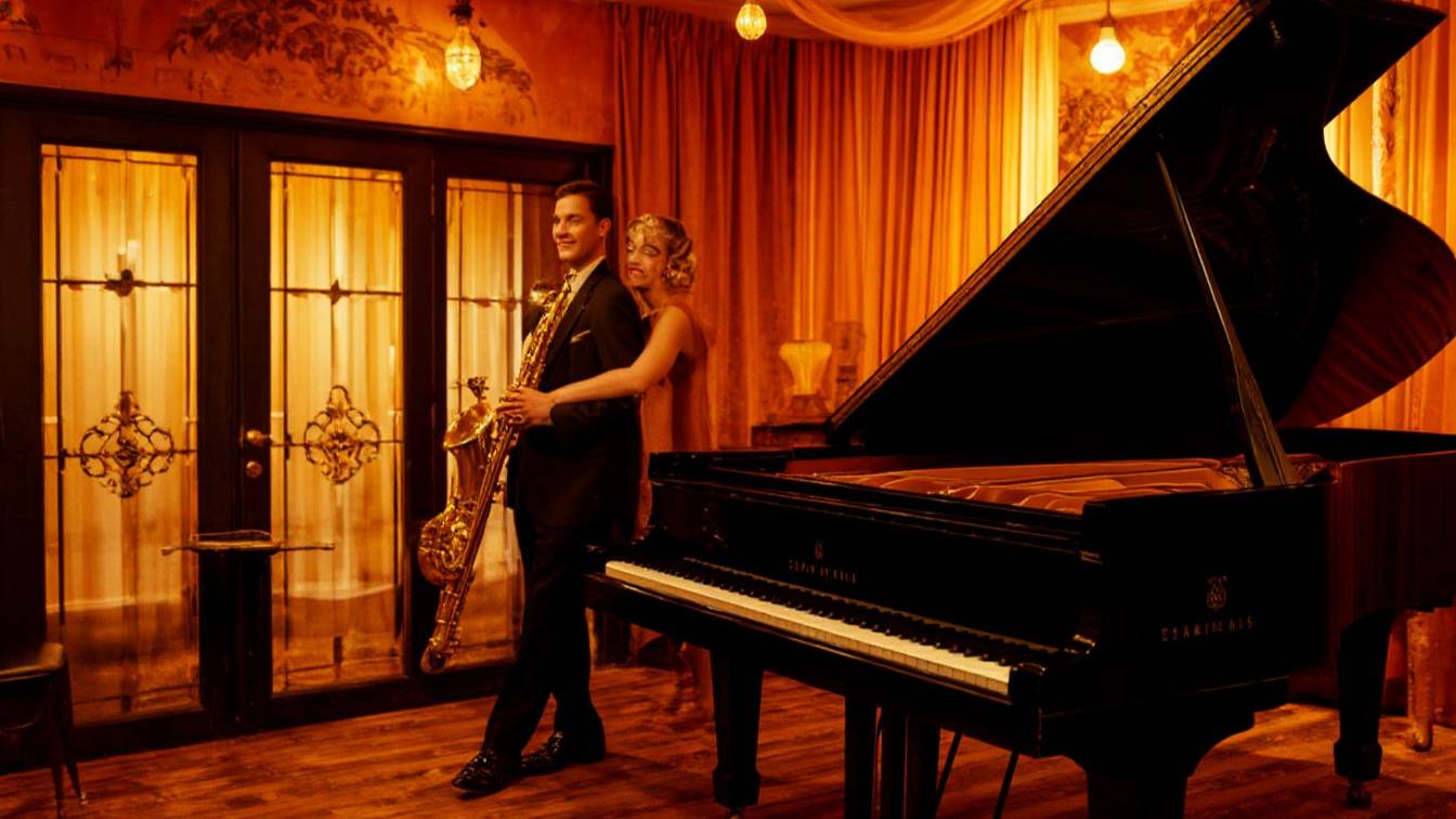 Насладитесь джазовым лаунжем 1940-х годов 🎷 Фортепианная музыка в стиле Свинг и классические винтаж смотреть онлайн