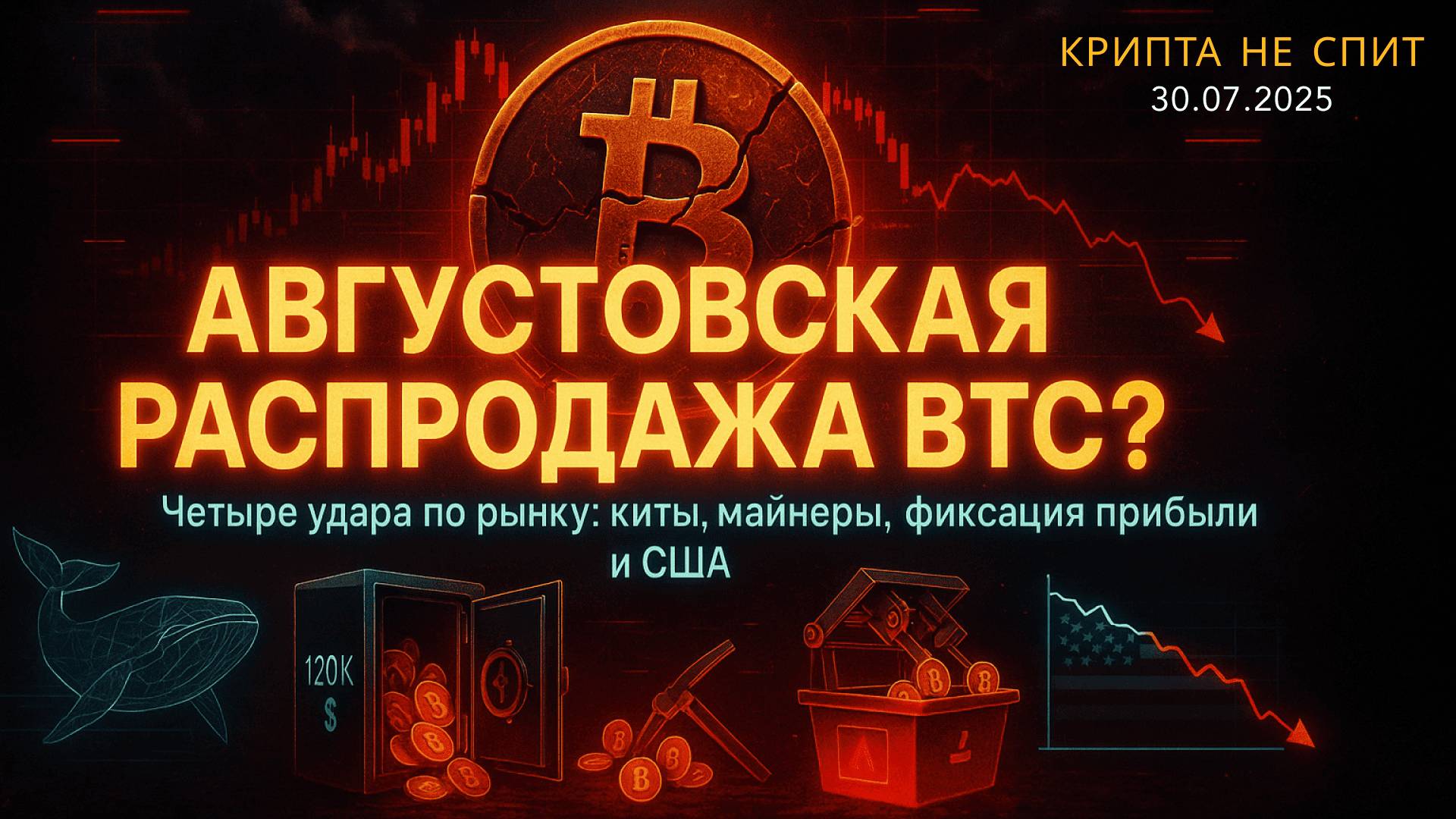 КРИПТА НОВОСТИ 30.07.2025 | БИТКОИН ПОД ДАВЛЕНИЕМ | ТРАМПЫ СКУПАЮТ ЭФИРИУМ | NFT РАЗДАЧА ОТ ETHEREUM смотреть онлайн